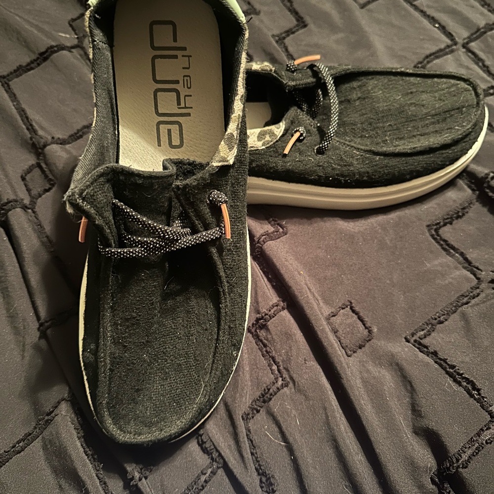 Hey Dude women's  Black Casual Shoes